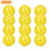 12 Pcs 74MM Durable 26g Outdoor Pickleballs with 40 Holes - Ideal for Competition