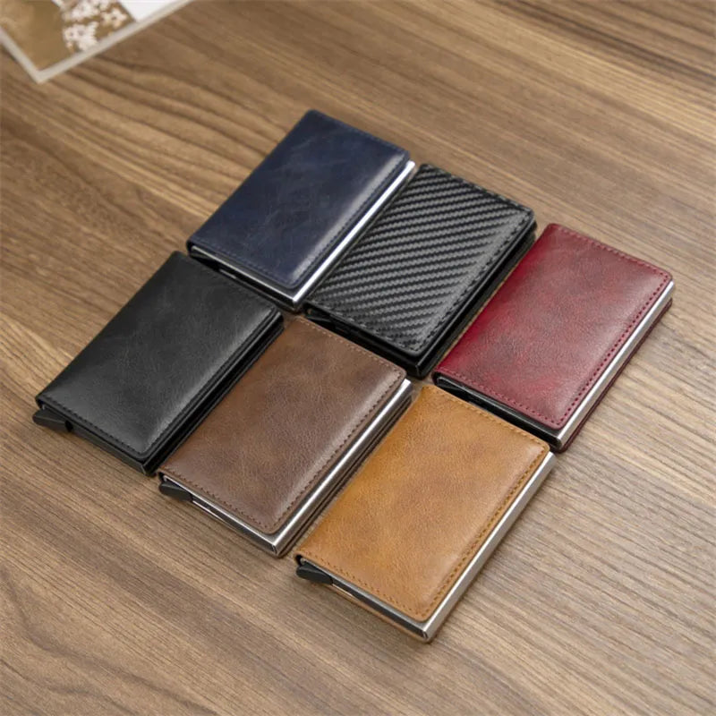 Credit Card Holder Men's Wallet RFID Aluminium Box