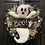 Ghost Halloween Wreath Haunted House Decoration Halloween Garland Door Hanging Wreath Home Party Supplies