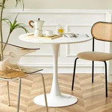 Stylish and Functional Tulip Table for Scandinavian Balcony, Leisure, Reception, Coffee, and Tea Shops