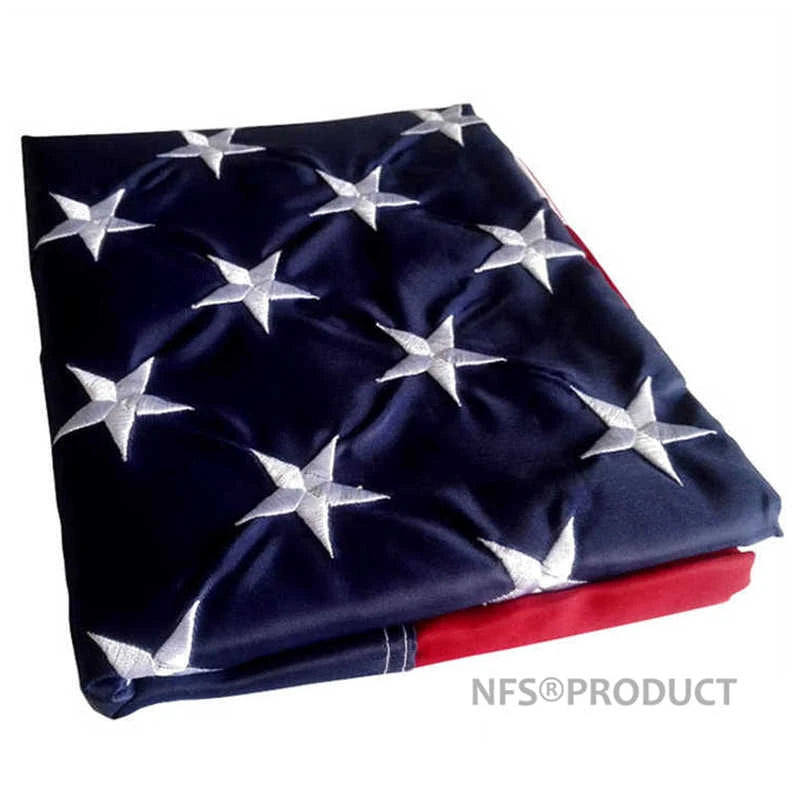 Outdoor USA Flag US 3x5 Feet Waterproof Nylon Embroidered Stars Sewn Stripes