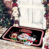 Christmas Decoration Floor Mat Entrance Door Bedroom Bath Toilet Anti Slip Mat Carpet