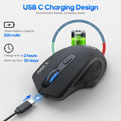 Rechargeable Computer Mice Wirless Gaming Mouse