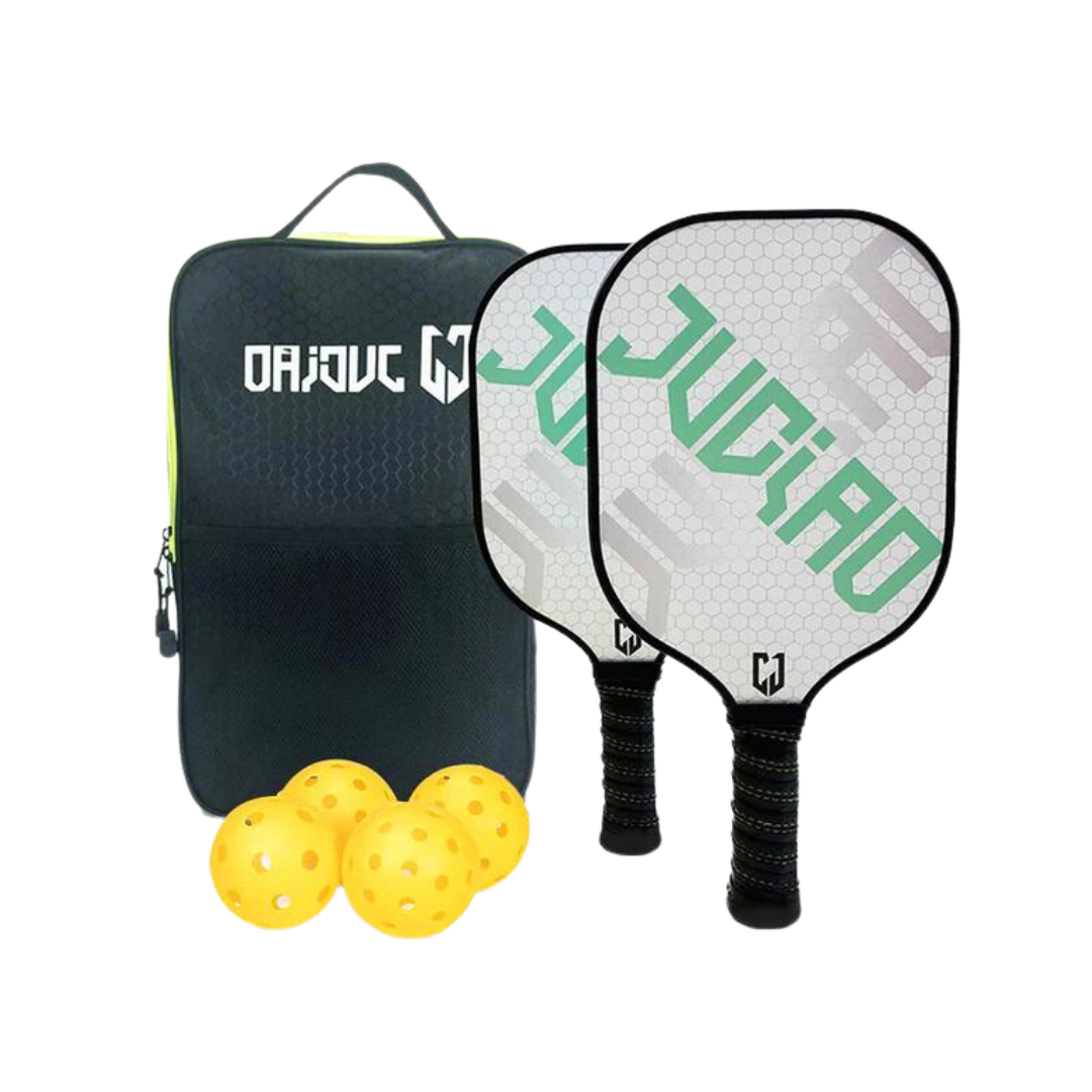 Complete Pickleball Paddles Set: Includes 4 Balls, Pickleball Racquet, and Sports Equipment