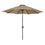 Sunbrella Patio 9 FT Outdoor Market Umbrella with Crank and Push Button Tilt